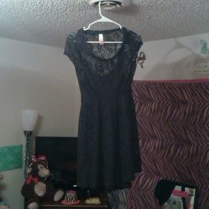 A black no boundaries dress
