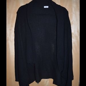 Cable knit black cardigan! NWOT!