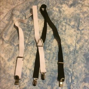 Black and White Suspenders