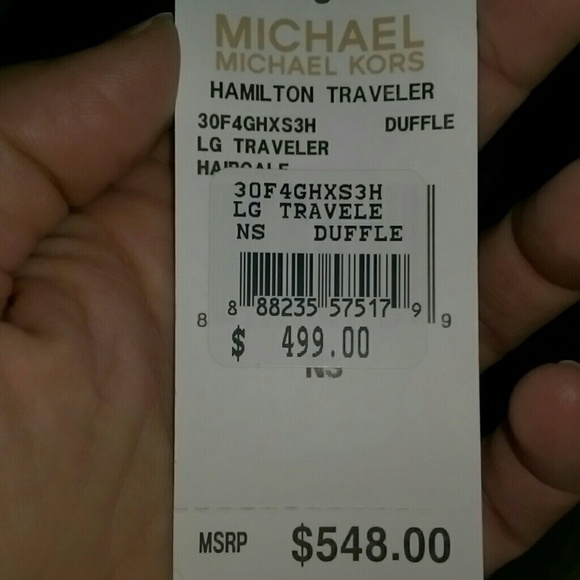 *SOLD* Michael Kors Camo Calf Hair Large Hamilton - Picture 3 of 4