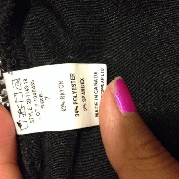 Size 7 pencil skirt black brand new never worn - Picture 3 of 4