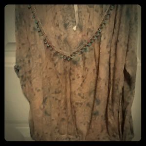 Free People cropped billowy top