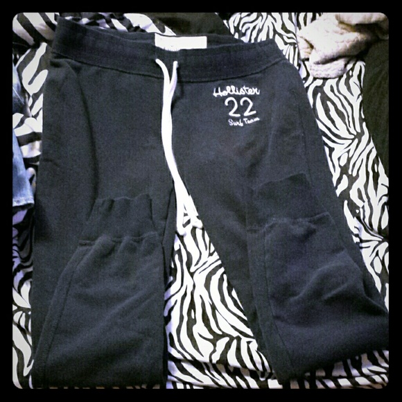 Navy Blue Hollister sweat pants