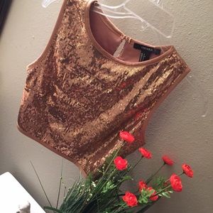 Forever 21 Sequin Top!