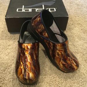 Snakeskin Danskos