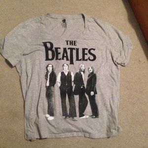 Oversized Beatles shirt