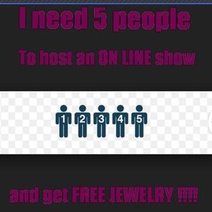 Receive free jewelry by hosting an online show