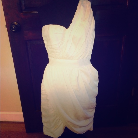 Conscious collection one shoulder dress by h&m