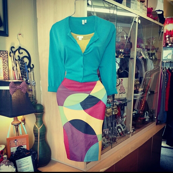 Leather Skirt~Size 20