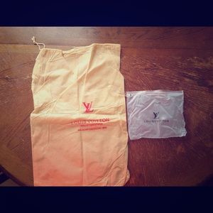 Two lv dustbags