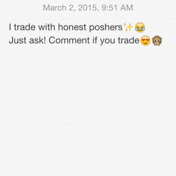 I trade!:)