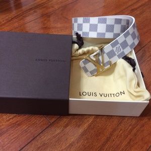 Louis Vuitton azur belt