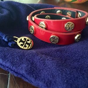 Brand New Tory Burch Double Wrap Logo Bracelet