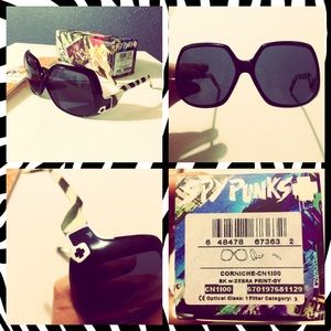 😎Make offer😎Spy corniche zebra sunglasses