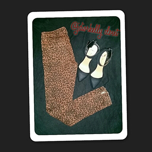 XXI Premuim Denim Cheetah Pants