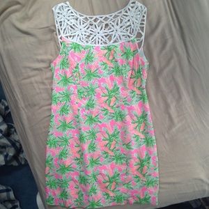 Lilly Pulitzer lacina dress in Nibbles size 12