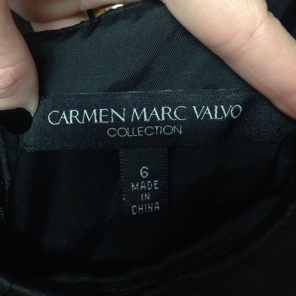 Black Carmen Marc Valvo Dress! - Picture 4 of 4