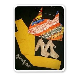 Mustard Yellow Pants