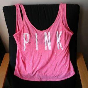 Victorias secret pink tank top like new