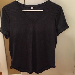 Lulu lemon shirt sleeve t-shirt and head band