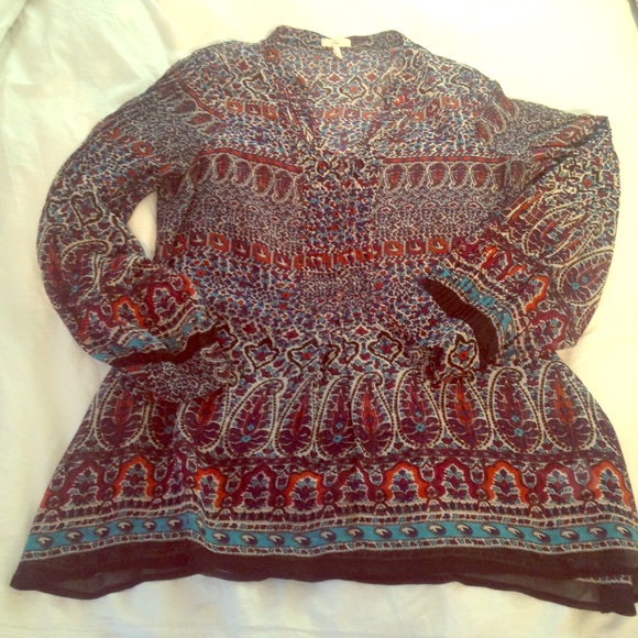 Joie Boho peasant top, M