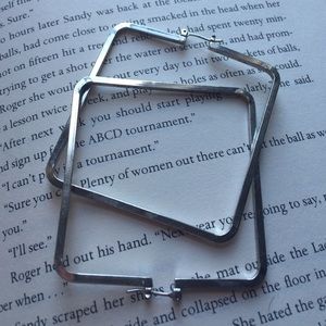 unique square earrings