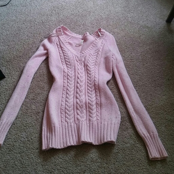 Pink sweater