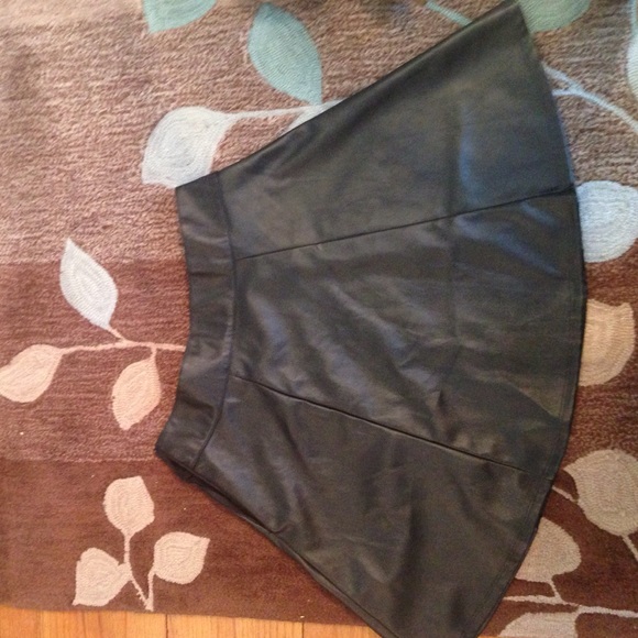 Faux Leather Skirt - Picture 2 of 3