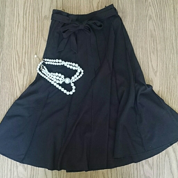 Skirt - Dark Brown Midi