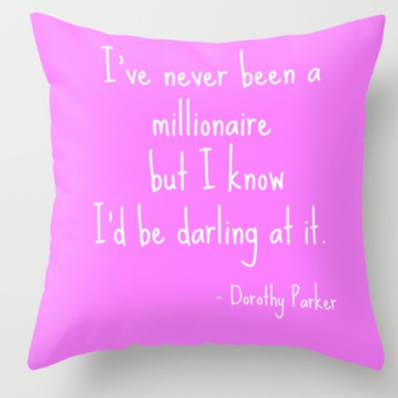 Millionaire pillow cover