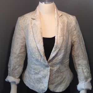 Beautiful gold flowered blazerMAKE OFFER