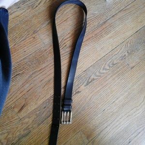 Black dress belt