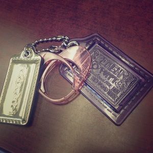 Coach poppy keychain