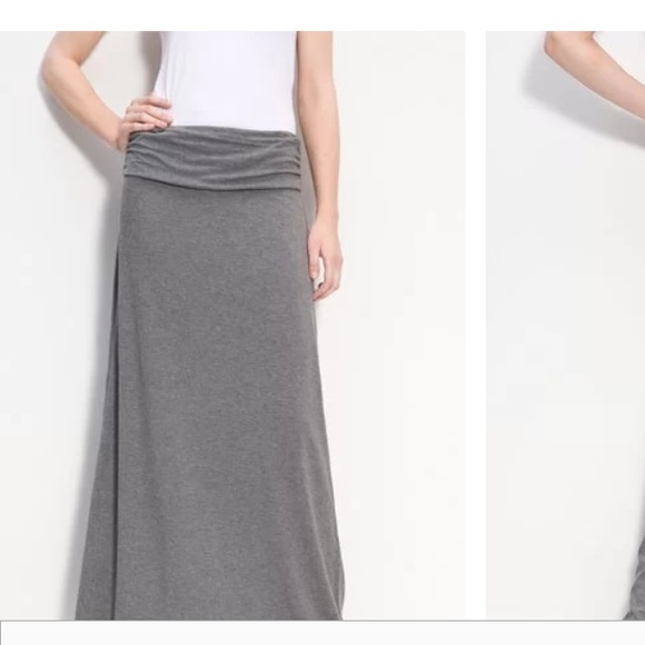 Caslon Dresses & Skirts - NWT Nordstrom ruched gray maxi skirt