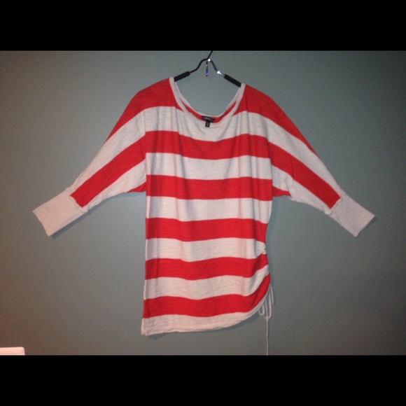 Express red and cream sweater!