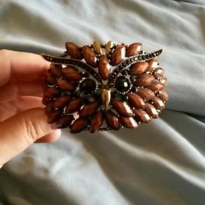 Owl cuff bracelet