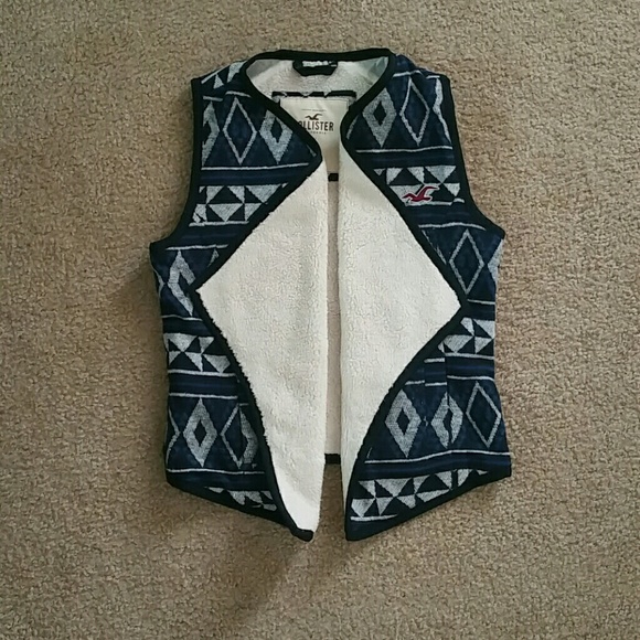Sherpa lined vest