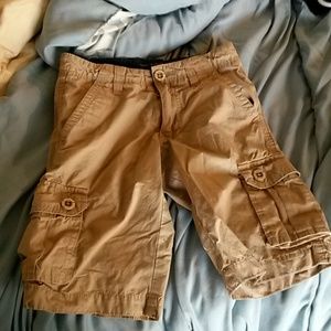 Little Boys Tommy Hilfiger khaki shorts