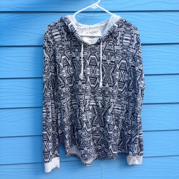 L.A. Hearts Printed Hoodie