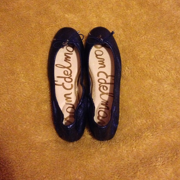 Sam Edelman midnight blue flats