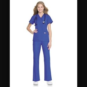 Grey's Anatomy royal blue scrubs