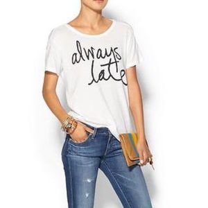 Sundry "always late" tee
