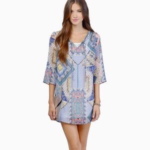 Tobi blue multicolor dress