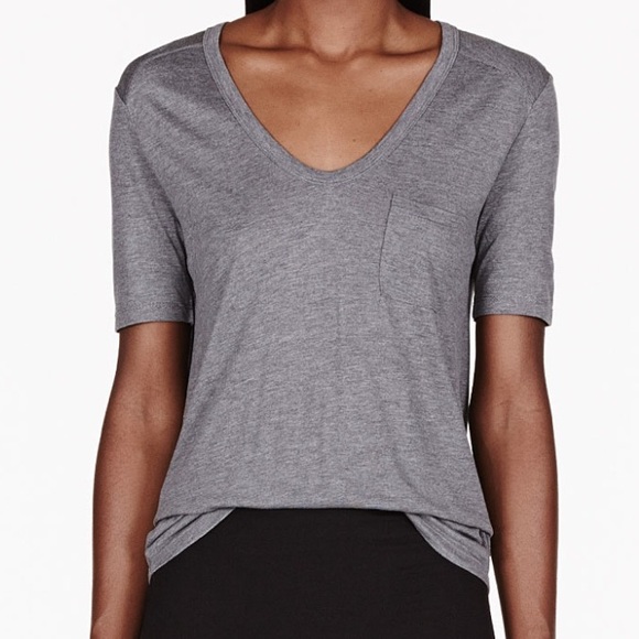 🚫sold🚫Alexander Wang grey pocket tee