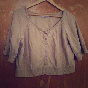 Plus Size Cropped Shrug