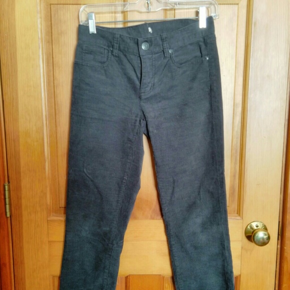 Slim corduroy ankle pants - Picture 1 of 2