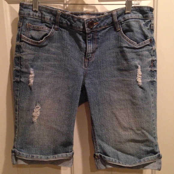 Denim Shorts knee length