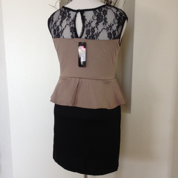 👗 Peplum Dress Jr. XL - Picture 4 of 4