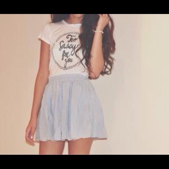 Brandy Melville Tops - Too Sassy for You Crop Top