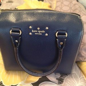 Authentic Kate spade dark blue purse
